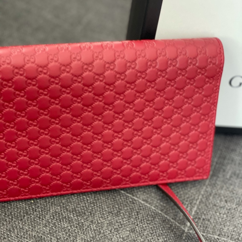 Gucci Guccissima WOC red burgundy - Picture 5 of 15